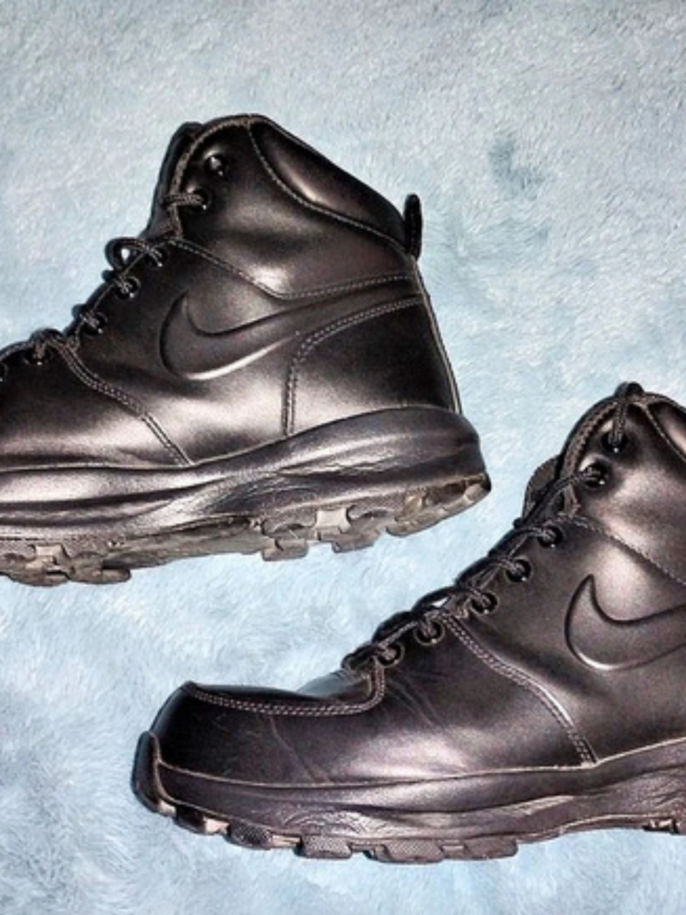 Nike Manoa Leather Black Hiking Boots